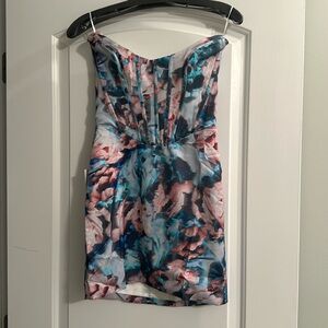 Bardot mini strapless corset dress NWT size xs